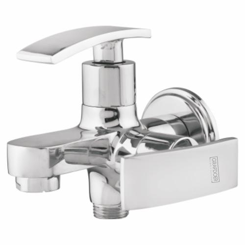 Two Way Bib Cock with Wall Flange